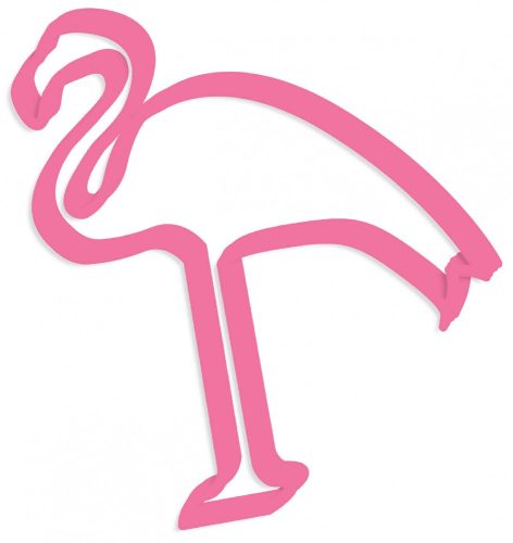 Flamingo pink tăietori de cookie