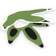 Dinozaur Happy Set de cartonașe de masă, 8 bucăți