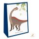 Dinozaur Happy set de 4 pungi de hârtie