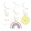 Curcubeu Rainbow and Cloud și Decorare Panglică Nor 6 piese set