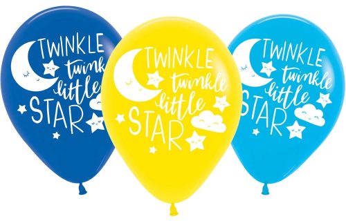 Shine, Shine Little Star Moon balon, balon 6 bucăți 11 inch (27,5 cm)