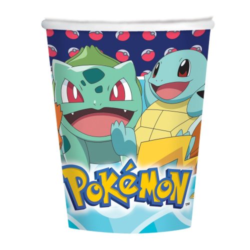 Pokémon Initial hârtie pahar 8 buc 250 ml