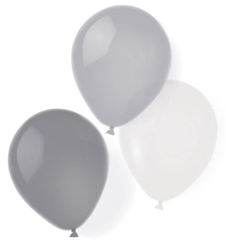 Argintiu Silver Dream balon, balon 8 bucăți 10 inch (25,4 cm)