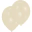 Colorat Vanilla Cream Balon din vanilie, set de 10, 11 inch (27,5 cm)