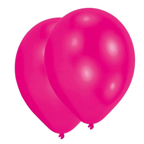 Roz Hot Pink balon, balon 25 bucăți 11 inch (27,5 cm)