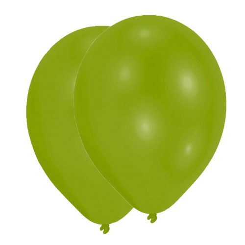 Verde Lime Green balon, balon 25 bucăți 11 inch (27,5 cm)