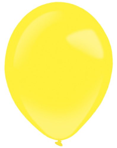 Galben Yellow Sunshine balon, balon 100 buc 5 inch (13 cm)