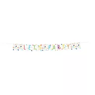 Party Colorful Ghirlandă cu Steaguri Confetti 1,85 m