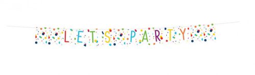 Party Colorful Ghirlandă cu Steaguri Confetti 1,85 m