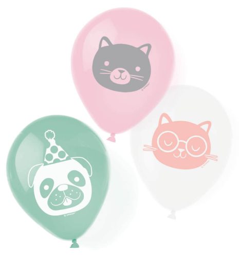 Animale de companie Hello Pets balon, balon 6 bucăți 9 inch (22,8 cm)