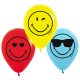 Emoji Wink balon, balon 6 bucăți 11 inch (27,5 cm)