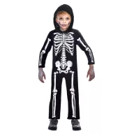 Halloween Black Costum schelet 4-6 ani