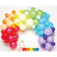 Colorat Rainbow balon, ghirlandă cu 78 de baloane set