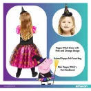 Purcelușa Peppa Orange Witch costum 4-6 ani