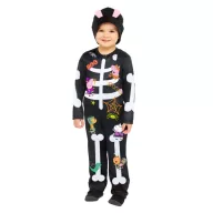 Purcelușa Peppa Skeleton costum 3-4 ani