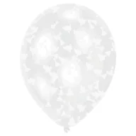 Nuntă Clear balon umplut, 6 bucăți 11 inch (27,5 cm)