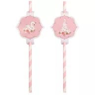 Prințese Swan paie de hârtie, set de 8