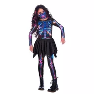 Halloween Neon Girl Costum schelet 3-4 ani