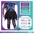 Halloween Neon Girl Costum schelet 3-4 ani