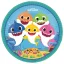 Baby Shark Music farfurie de hârtie 8 buc 23 cm
