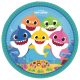 Baby Shark Music farfurie de hârtie 8 buc 23 cm