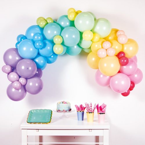 Colorat Pastel balon, balon girland set de 78 bucăți