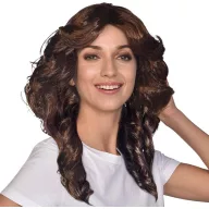 Colorat 70's Perucă maro
