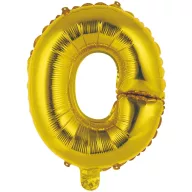 Litere Gold, Balon Foil Literă O Aur 45 cm