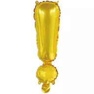 Litere Aur, Aur ! Balon din folie cu litere, 43 cm