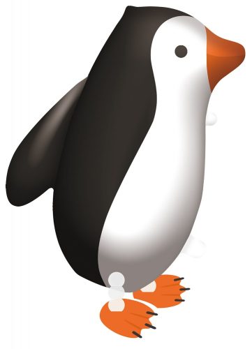 Pinguin balon folie mergător 57 cm