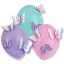 Fluture Flutter balon, set de 3 bucăți cu accesorii 14 inch (35,5 cm)
