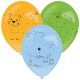 Colorat Animals Balon cu puncte unite, set de 3 bucăți cu pix, 14 inch (35,5 cm)