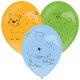 Breloc numeric Animals balon, balon cu 3 pixuri 14 inch (35,5 cm)