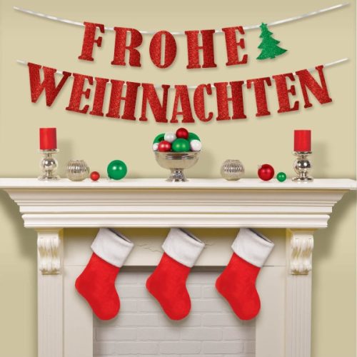 Frohe Weihnachten hârtie banner 365 cm