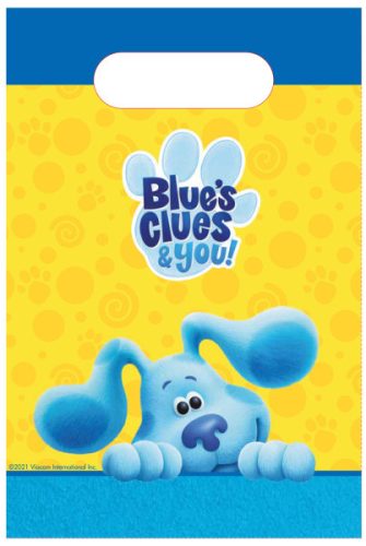 Punguța de cadou Blue Azure Clues Fun 8 buc.