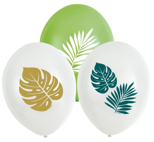 Key West Leaf balon, balon 6 bucăți 11 inch (27,5 cm)