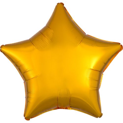 Metallic Gold Stea balon folie 48 cm