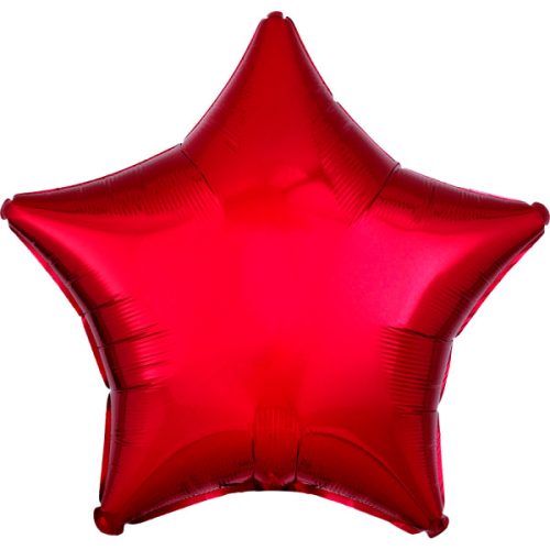 Metallic Red Stea balon folie 48 cm