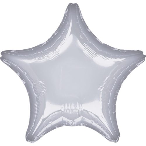 Metallic Silver Stea balon folie 48 cm