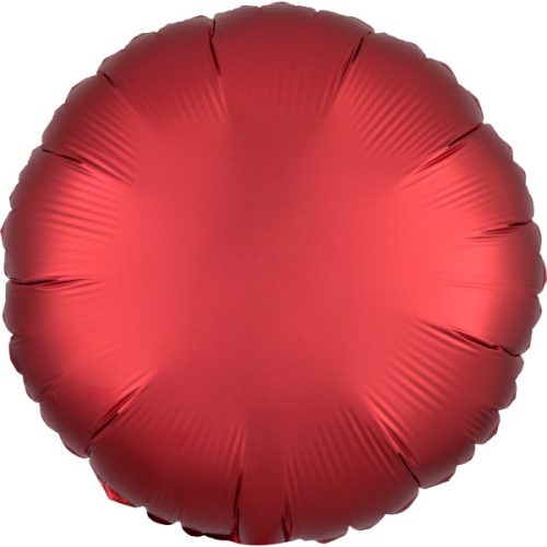 Silk Dark Red cerc balon folie 43 cm
