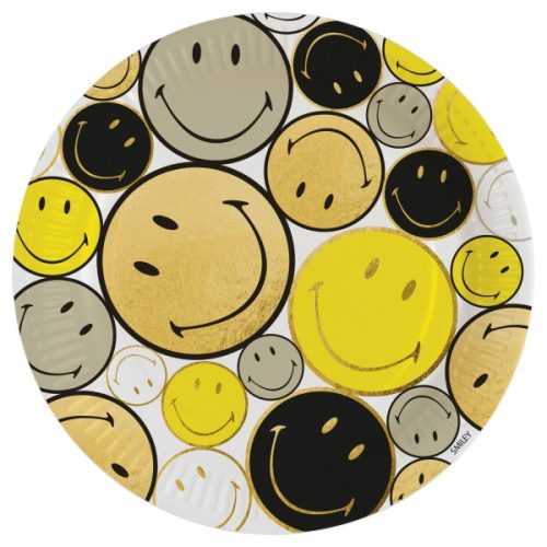 Emoji Smiley Originals farfurie de hârtie 8 buc 23 cm 8 buc 23 cm