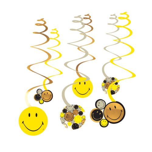 Emoji Smiley Originals panglică decorare Set de 6 bucăți