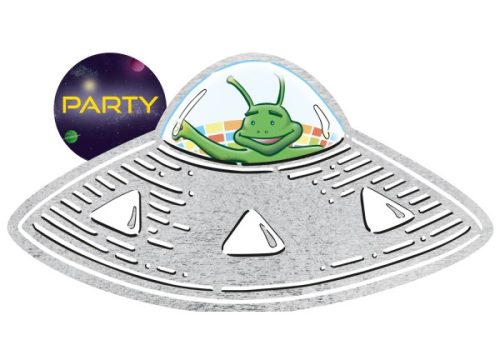 Spațiu Space, set de invitații 8 buc