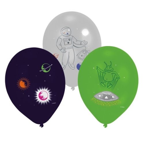 Spațiu Space balon, balon 6 bucăți 11 inch (27,5 cm)