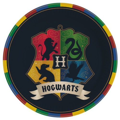 Harry Potter Houses farfurie de hârtie 8 buc 23 cm