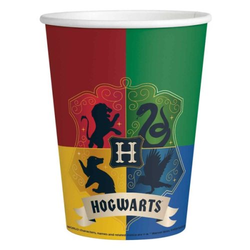 Harry Potter Houses Harry Potter hârtie pahar 8 buc 250 ml