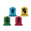 Harry Potter Lumânare de tort Houses, set de lumânări 4 buc