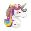 Unicorn Bright Rainbow balon folie 78 cm
