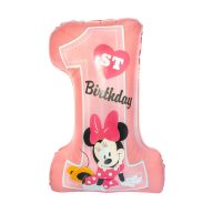 Disney Minnie  Pink Balon folie prima aniversare 71 cm