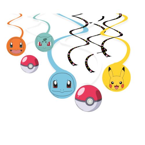 Pokémon Thunder panglică decorare set de 6 bucăți